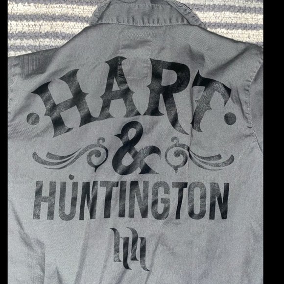 Mens small/S Hart and Huntington short sleeve button up shirt, men’s top - Picture 9 of 9